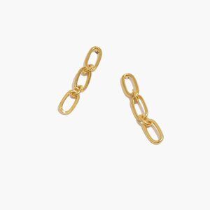 Madewell Paperclip Chain Earrings